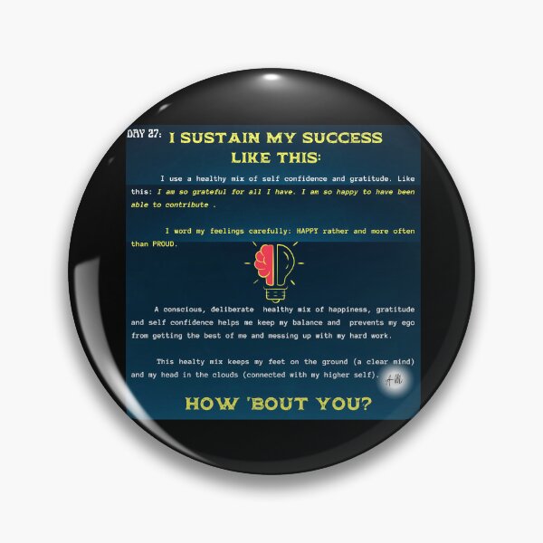 Item preview, Day 27 of the year: I sustain my success like this.How 'bout you? designed and sold by BuddyBoots.