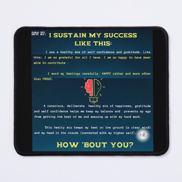 Item preview, Day 27 of the year: I sustain my success like this.How 'bout you? designed and sold by BuddyBoots.