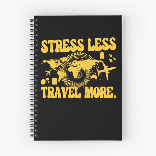 Item preview, Stress Less Travel More designed and sold by WiseNomad.
