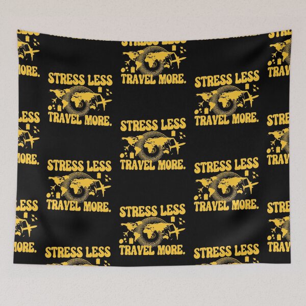 Item preview, Stress Less Travel More designed and sold by WiseNomad.