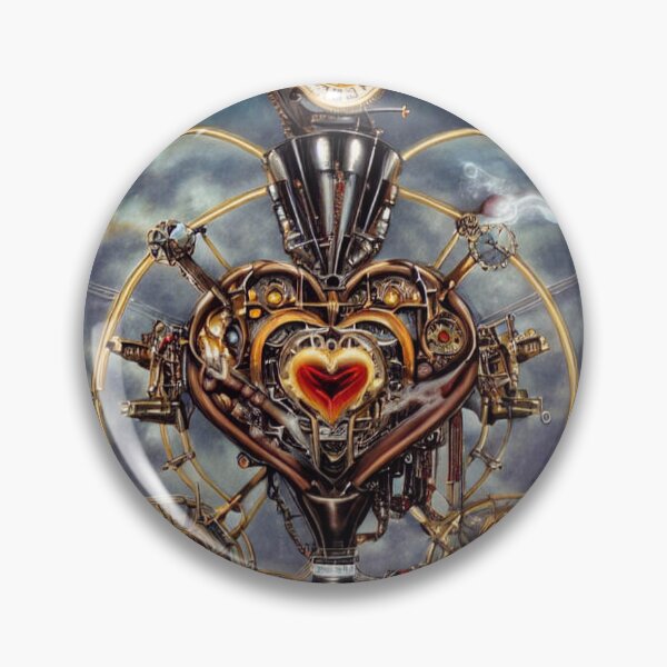 Item preview, Steampunk mechanical heart designed and sold by Dendros-Studio.