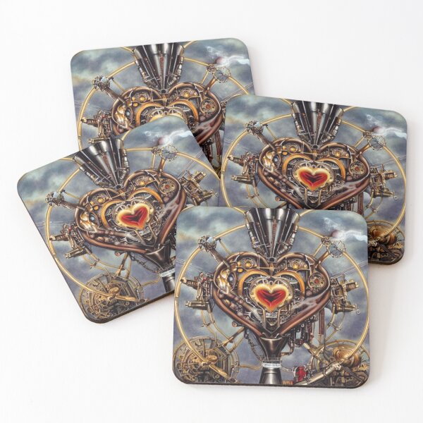 Item preview, Steampunk mechanical heart designed and sold by Dendros-Studio.