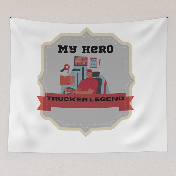 Item preview,  Husband Dad Trucker Legend - Family/couple designed and sold by zeddy-store.