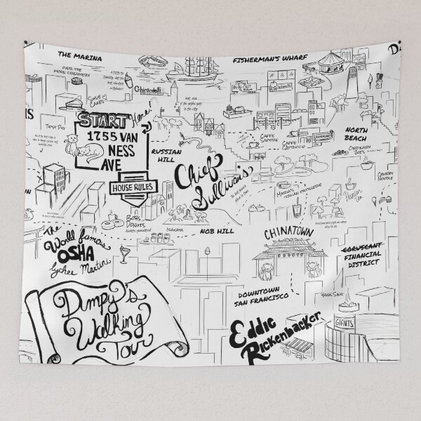 Item preview, Dumpy's San Francisco Walking Tour designed and sold by slexskee.