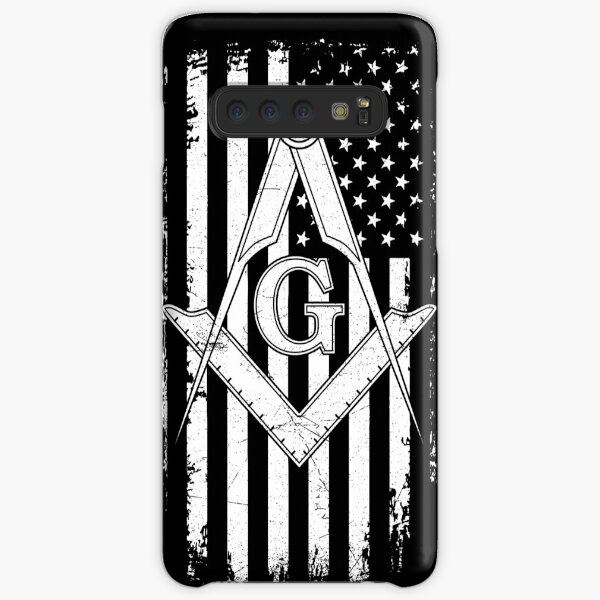Masonic American Flag Square and Compass - Freemason Samsung Galaxy Snap Case