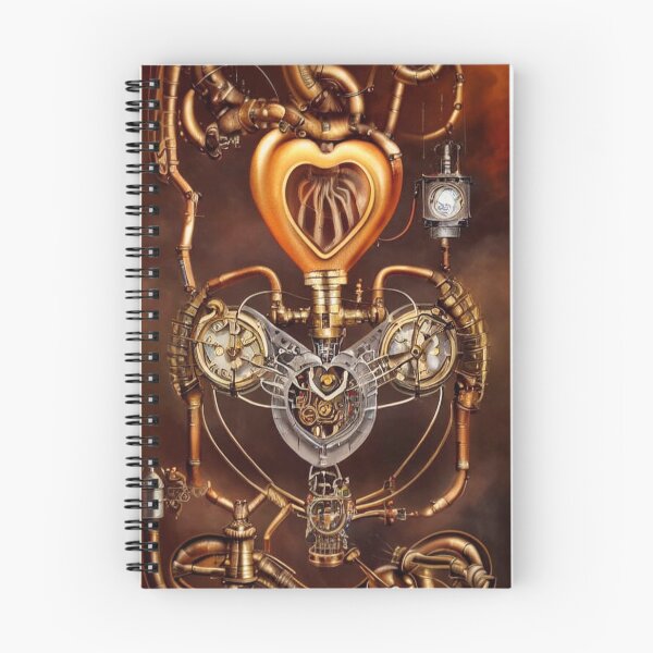 Item preview, Steampunk mechanical heart designed and sold by Dendros-Studio.