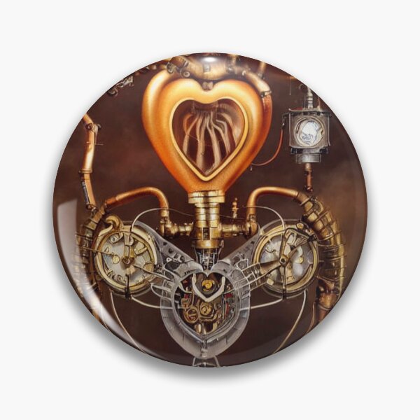 Item preview, Steampunk mechanical heart designed and sold by Dendros-Studio.