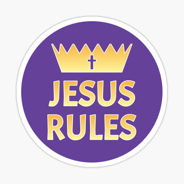 My Kingdom Is Not Of This World - Jesus - Jesus Quote Sticker for Sale by  DPattonPD