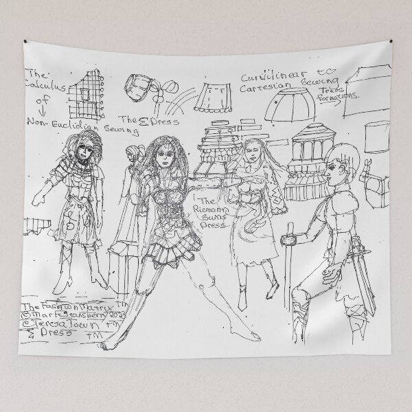 Item preview, The Riemann Sum Dress:  The FashionMatrix 2023  designed and sold by Mark Stansberry.