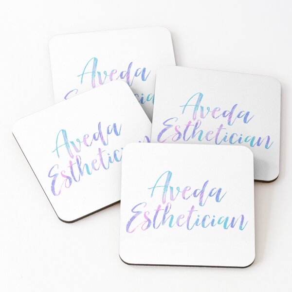 Item preview, Rainbow Aveda Esthetician Cursive  designed and sold by Dalaura.