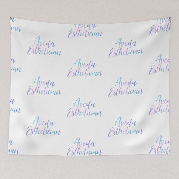 Item preview, Rainbow Aveda Esthetician Cursive  designed and sold by Dalaura.
