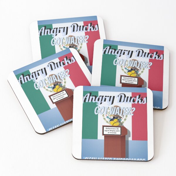 Item preview, Angry Ducks Clean Water Ambassadors Mexico designed and sold by Kin9Me.
