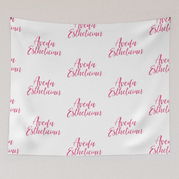 Item preview, Hot Pink Aveda Esthetician Cursive  designed and sold by Dalaura.