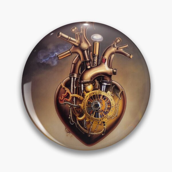 Item preview, Steampunk mechanical heart designed and sold by Dendros-Studio.