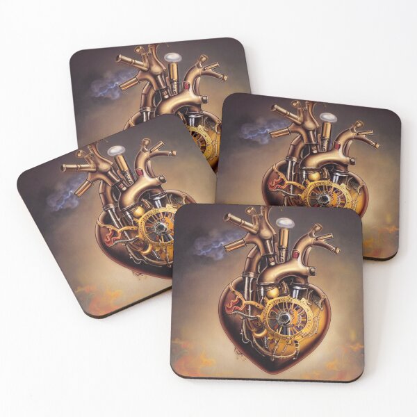 Item preview, Steampunk mechanical heart designed and sold by Dendros-Studio.