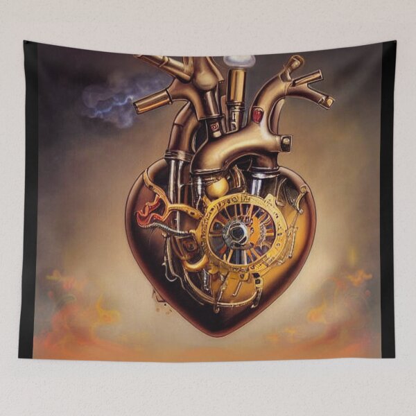Item preview, Steampunk mechanical heart designed and sold by Dendros-Studio.