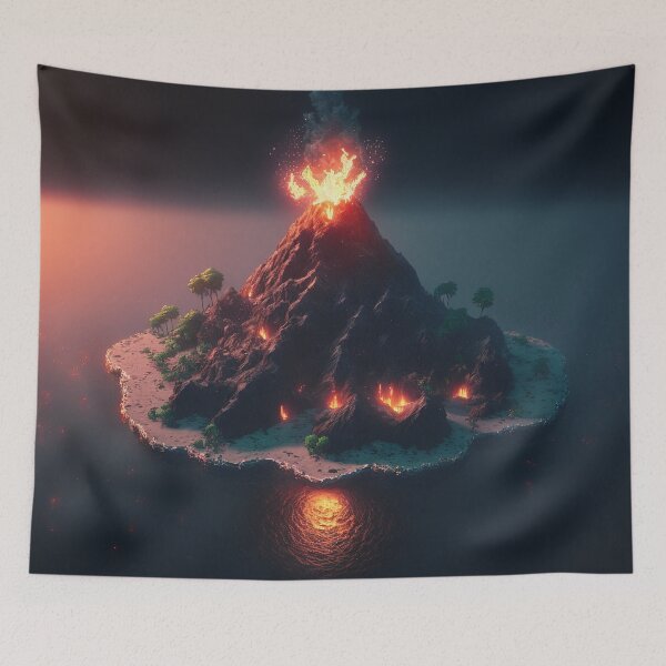 Item preview, 3d render volcano designed and sold by ArcaneVisions.
