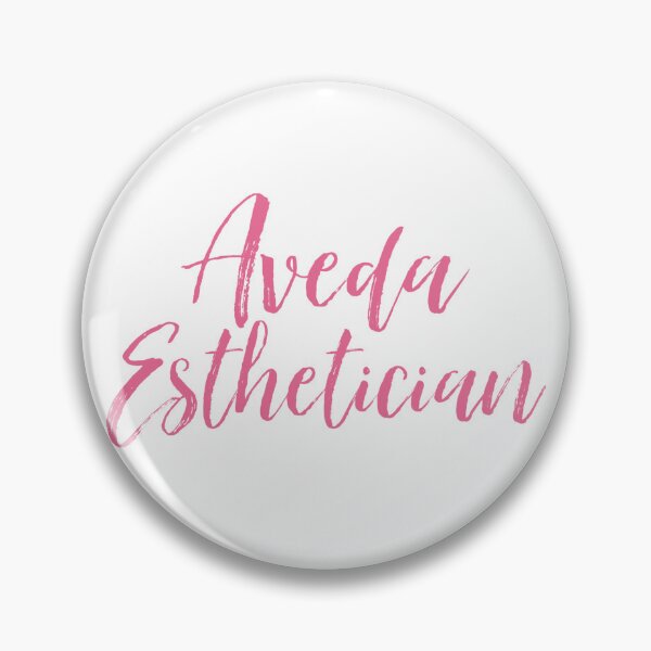 Item preview, Soft Pink Aveda Esthetician Cursive  designed and sold by Dalaura.