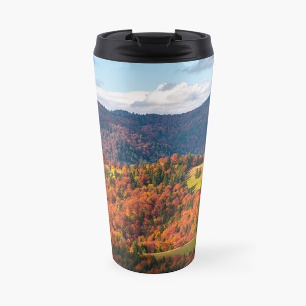 rural countryside in autumn Travel Mug