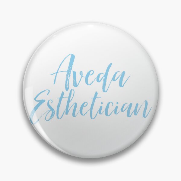 Item preview, Light Blue Aveda Esthetician Cursive  designed and sold by Dalaura.