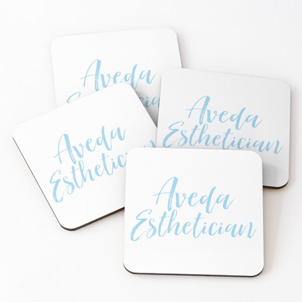 Item preview, Light Blue Aveda Esthetician Cursive  designed and sold by Dalaura.