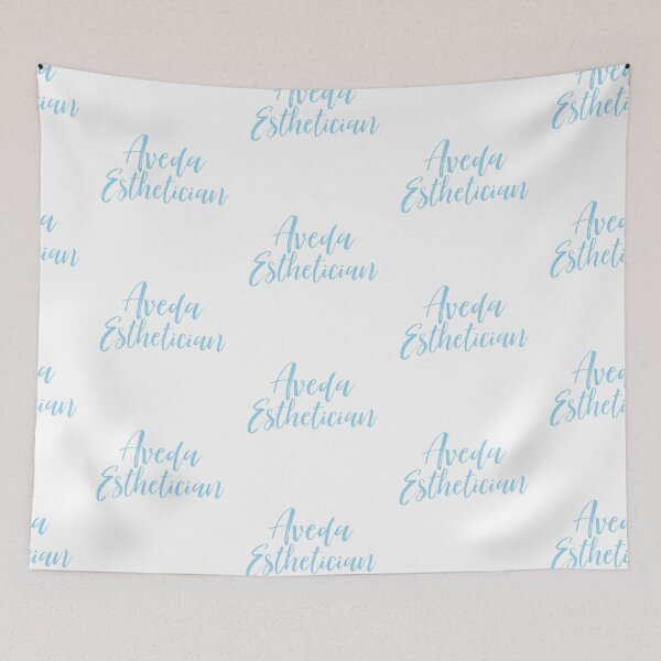 Item preview, Light Blue Aveda Esthetician Cursive  designed and sold by Dalaura.