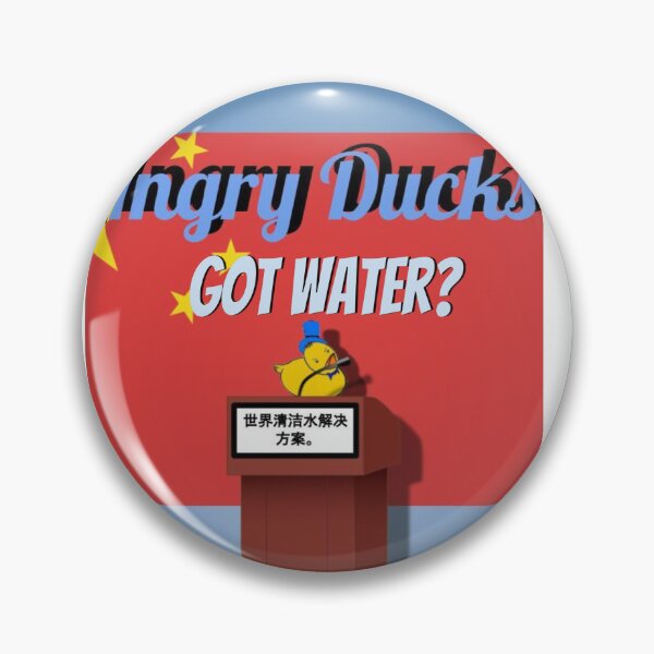 Item preview, Angry Ducks Clean Water Ambassadors China designed and sold by Kin9Me.