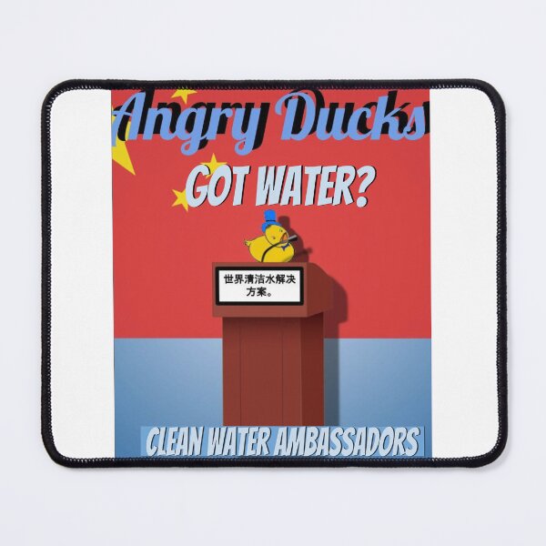 Item preview, Angry Ducks Clean Water Ambassadors China designed and sold by Kin9Me.
