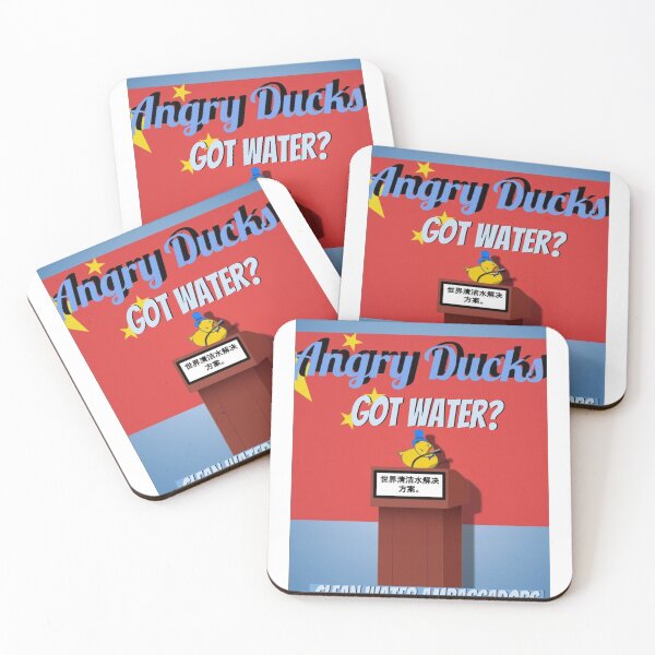Item preview, Angry Ducks Clean Water Ambassadors China designed and sold by Kin9Me.