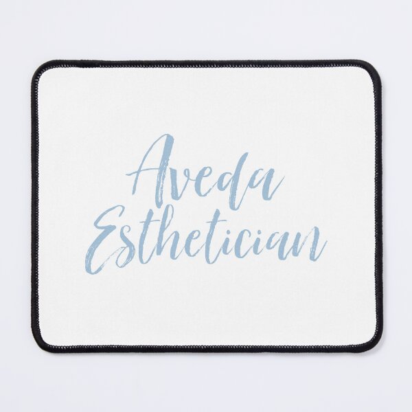 Item preview, Soft Blue Aveda Esthetician Cursive designed and sold by Dalaura.