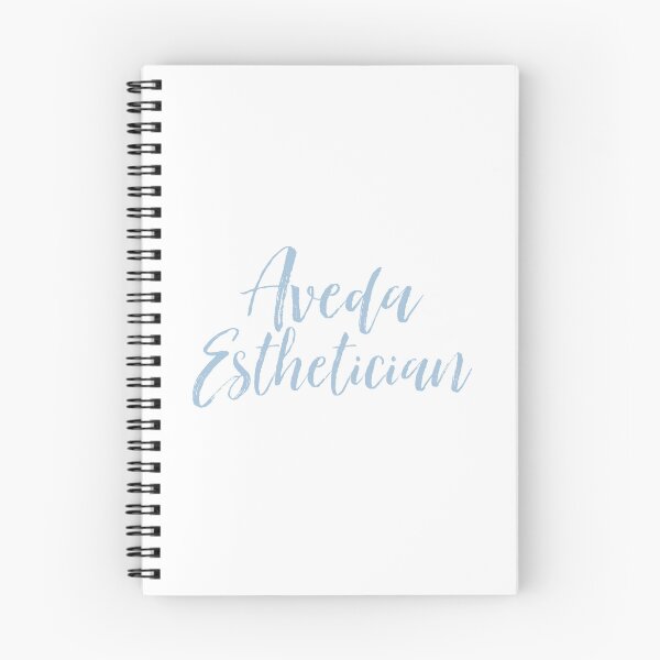 Item preview, Soft Blue Aveda Esthetician Cursive  designed and sold by Dalaura.