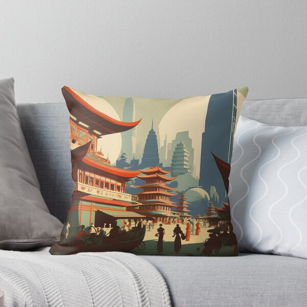 Item preview, Burma Vintage Travel Art Poster designed and sold by OldTravelArt.