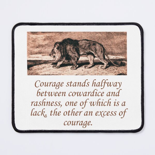 Item preview, Courage Stands Halfway Between designed and sold by CrankyOldDude.