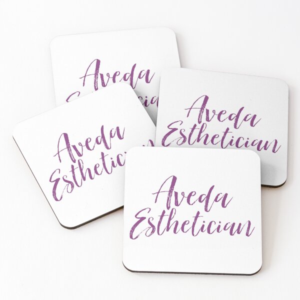 Item preview, Dark Purple Aveda Esthetician Cursive  designed and sold by Dalaura.