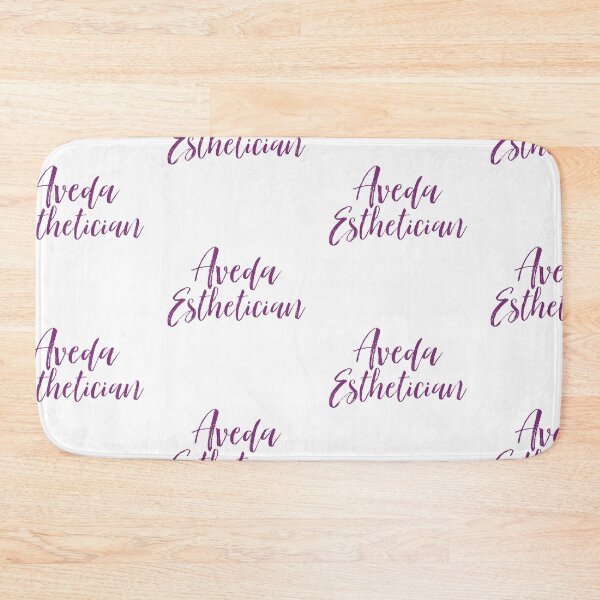 Item preview, Dark Purple Aveda Esthetician Cursive  designed and sold by Dalaura.
