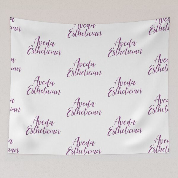 Item preview, Dark Purple Aveda Esthetician Cursive  designed and sold by Dalaura.