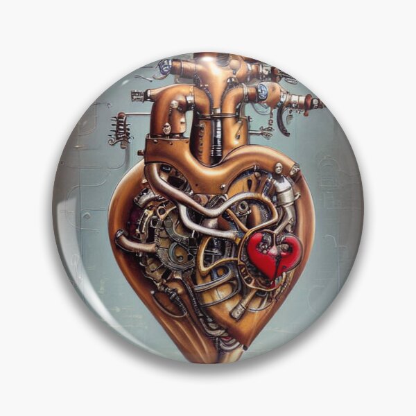 Item preview, Steampunk mechanical heart designed and sold by Dendros-Studio.