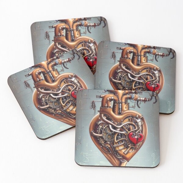 Item preview, Steampunk mechanical heart designed and sold by Dendros-Studio.