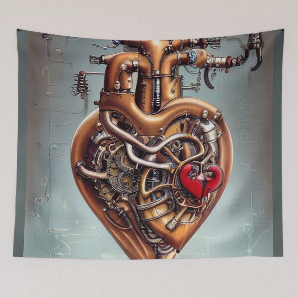 Item preview, Steampunk mechanical heart designed and sold by Dendros-Studio.