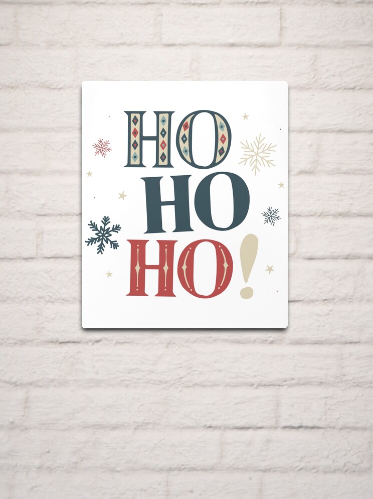 Ho3 Decorative Christmas Text Ho Ho Ho Merry Christmas Royalty