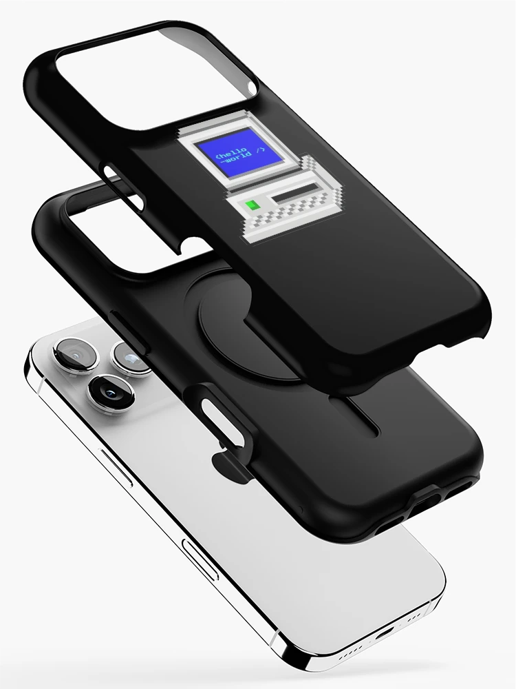 Thumbnail 2 of 4, iPhone Case, Hello World designed and sold by KeepOnCoding.