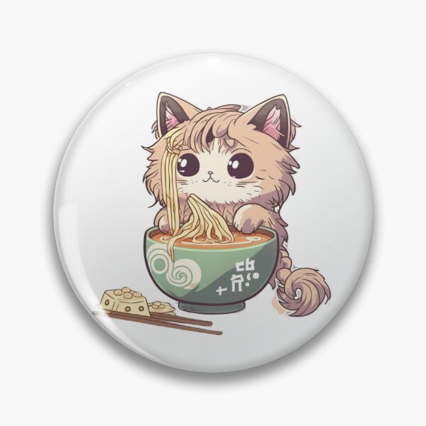 Item preview, Feline Ramen Chef designed and sold by Cute Critters Stickers.