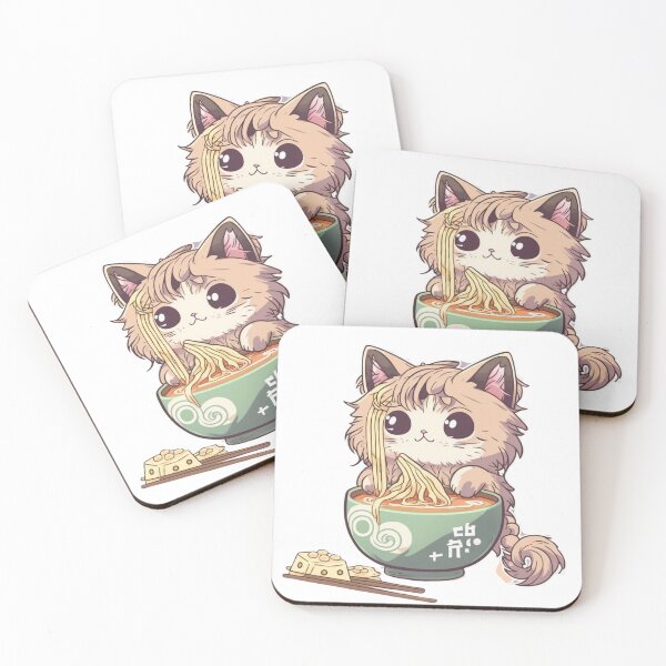 Item preview, Feline Ramen Chef designed and sold by Cute Critters Stickers.