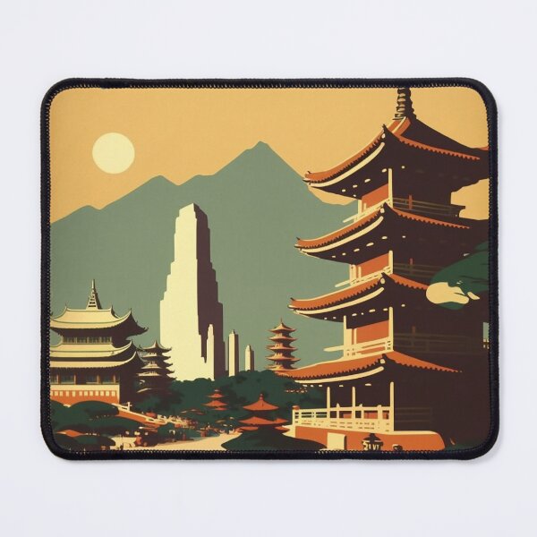 Item preview, Jakarta Vintage Travel Art Poster designed and sold by OldTravelArt.
