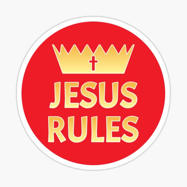 My Kingdom Is Not Of This World - Jesus - Jesus Quote Sticker for Sale by  DPattonPD