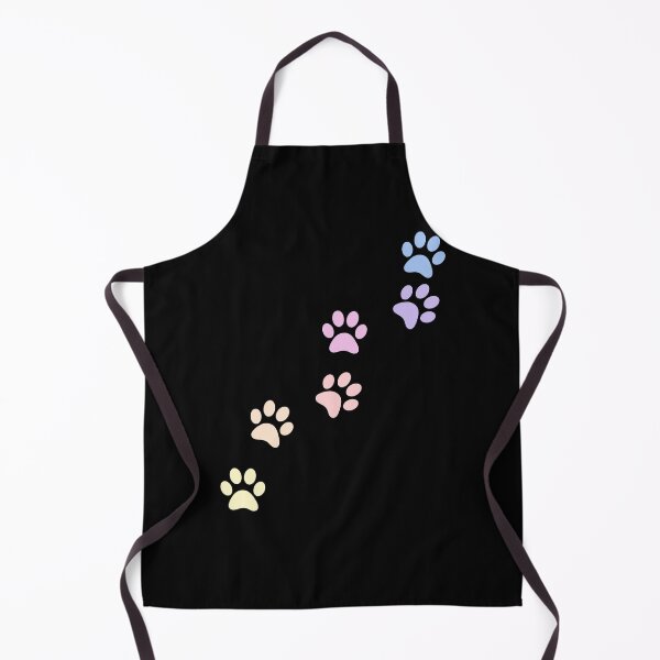 Item preview, paw print trail (pastel) designed and sold by MemoriesLiveOn.