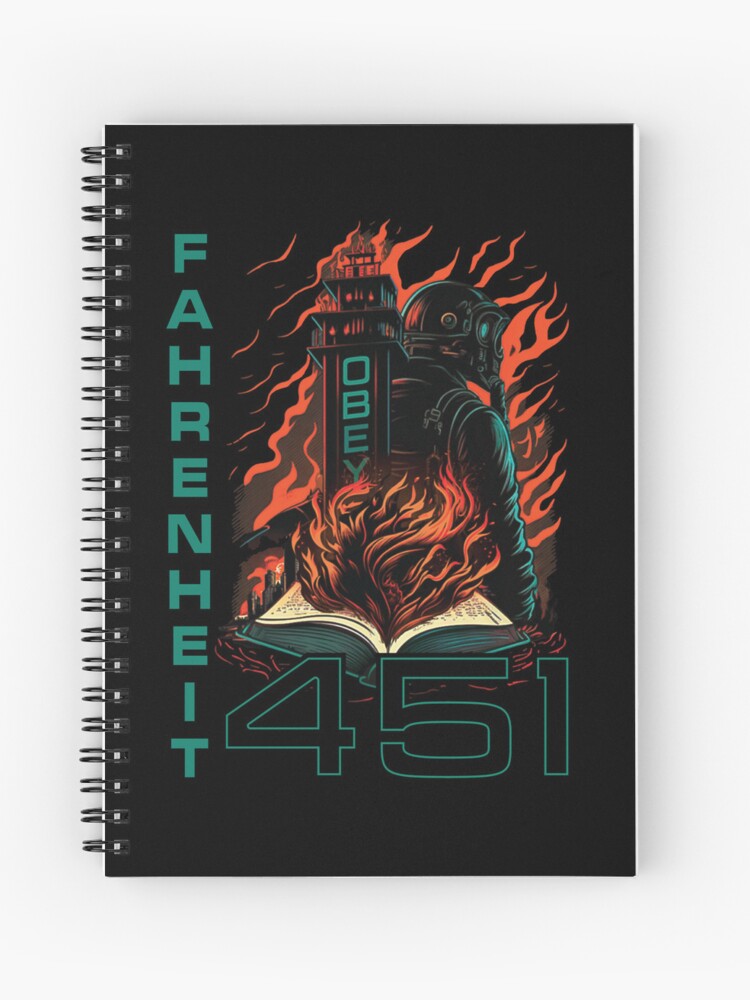 Fahrenheit 451 - Ray Bradbury - Classic Novel Literary Print. - Echo-Lit