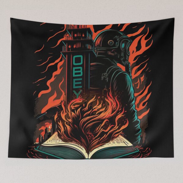 Item preview, Fahrenheit 451, 1984, ray bradbury, fahrenheit, 451, françois truffaut, vintage, fire, françois truffaut, quote, fahrenheit 451 quotes, ray bradbury quote, ray bradbury quotes, ray bradbury books designed and sold by Atlantee.