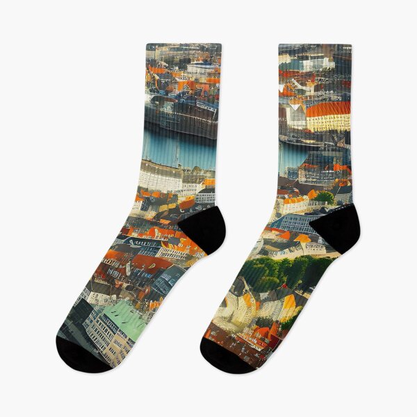 Item preview, Copenhagen Digital Art Illustration designed and sold by artsandprintsco.