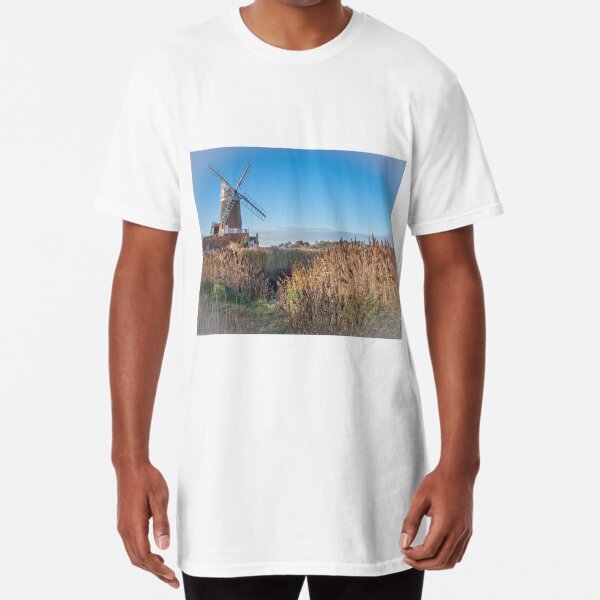 Cley Next The Sea Windmill Long T-Shirt